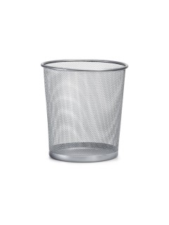 Zeller Present Corbeille à papier Mesh 12 l, Argenté