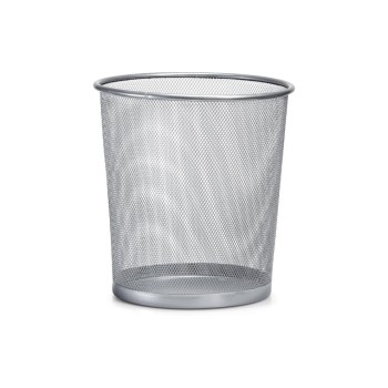 Zeller Present Corbeille à papier Mesh 12 l, Argenté