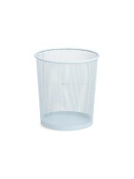 Zeller Present Corbeille à papier Mesh 12 l, Blanc