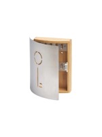 Zeller Present Armoire à clés Clé Argenté/Brun