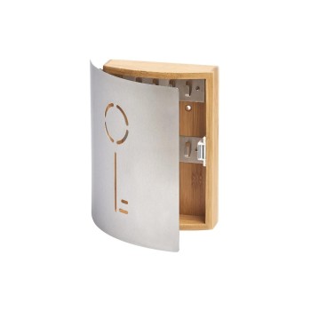 Zeller Present Armoire à clés Clé Argenté/Brun