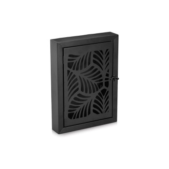 Zeller Present Armoire à clés Leaves Noir