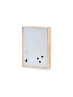 Zeller Present Armoire à clés Memobord Brun/Blanc