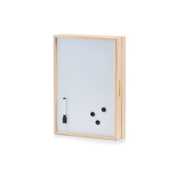 Zeller Present Armoire à clés Memobord Brun/Blanc