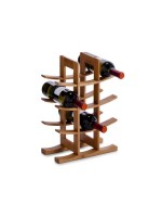 Zeller Present Range-bouteilles de vin pour 12 bouteilles, Brun