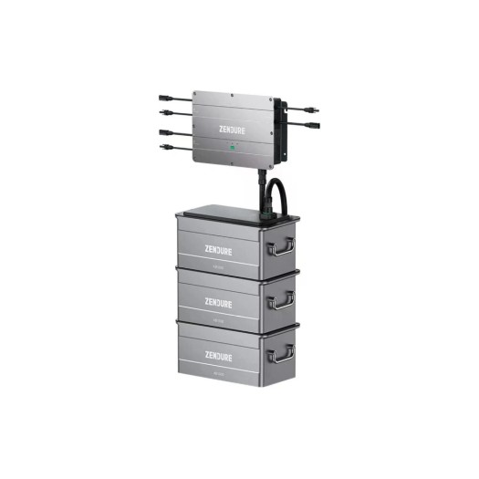 Zendure SolarFlow 2880Wh Kit, PV Hub mit 3x LiFePO4 Batterie