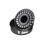 Zenker Moule à charnière Black Metallic avec fond plat et tube, Ø 26 cm