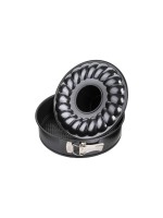 Zenker Moule à charnière Black Metallic avec fond plat et tube, Ø 26 cm