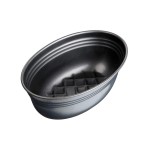 Zenker Moule à pain Black Metallic ovale, 26.5 x 16.5 cm