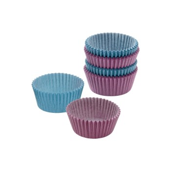 Zenker Moules à muffins Sweet Sensation Jaune/rose/bleu, 100 Pièce/s