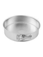 Zenker Springform 18cm silver, Flachboden, Weissblech/Verzinkt D:185x65mm