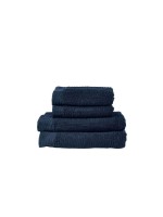 Zone Denmark Set de linge éponge Classic Dark Blue 50 x 100 cm, 70 x 140 cm