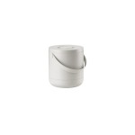 Zone Abfalleimer Circular 15l Warm Grey, Grau, D 28 x H 31cm, ABS/Metall