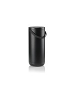 Zone Abfalleimer Circular 35l Black, black , D 28 x H 65.5cm, ABS/Metall