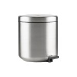 Zone Denmark Poubelle à pédale Zone Ume, 4 l, Argenté