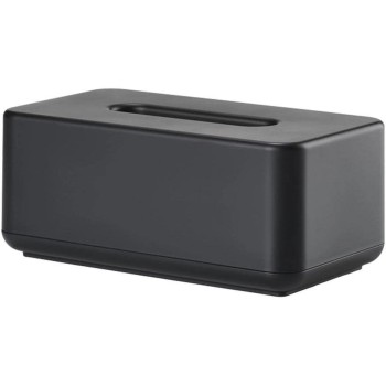 Zone Kosmetiktuchbox Ume, black , 25.6x14x10.7 cm (LxBxH), ABS