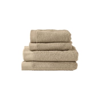 Zone Frottierwäscheset Classic, Camel, 100% Baumwolle 600g, 2xje: 50x100, 140x70