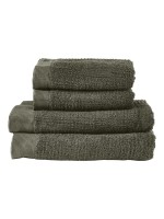 Zone Denmark Serviette Classic 4 pcs Olive green 100% coton/600 g