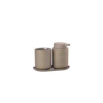 Zone Denmark Distributeur de savon Ume 250 ml, Taupe Zone Denmark Distributeur de savon Ume 250 ml, Taupe
