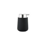 Distributeur de savon Zone Nova Black, H: 11.5cm P: 8cm, porcelaine