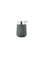Zone Seifenspender Nova grau, H:11.5cm D:8cm, Porzellan, 250ml