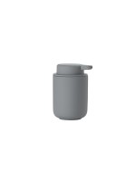 Zone Seifenspender UME grey, H:9.5cm D:14.5cm, Steingut, 250ml