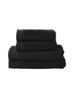Zone Denmark Set de linge éponge Classic 50 x 100 cm ; 70 x 140 cm, noir