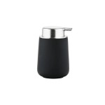 Distributeur de savon Zone Nova Black, H: 11.5cm P: 8cm, porcelaine