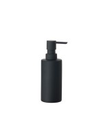Zone Soap Dispenser Solo black, H: 17.5cm D: 6cm, porcelain, 250ml