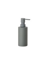 Zone Soap Dispenser Solo gray, H: 17.5cm D: 6cm, porcelain, 250ml