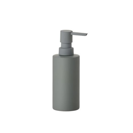 Distributeur de savon Zone Solo gris, H: 17.5cm P: 6cm, porcelaine, 250ml