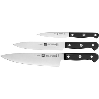 Zwilling 3tlg Gourmet Messerset, Edelstahl 42x13.8x3cm Zwilling 3tlg Gourmet Messerset, Edelstahl 42x13.8x3cm