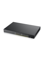 ZyXEL GS1900-24HP, 24Port-Switch V2, GB, PoE, Rack 19, Web-managed, internes NT
