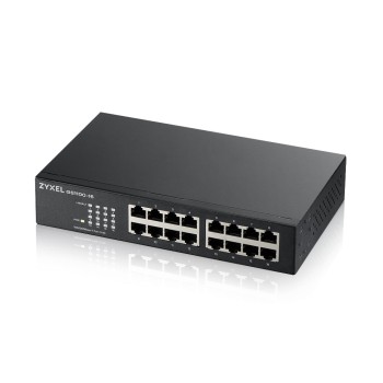 ZyXEL GS1100-16 v3: Gigabit-Switch, unmanaged, lüfterlos ZyXEL GS1100-16 v3: Gigabit-Switch, unmanaged, lüfterlos