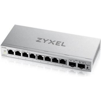 ZyXEL GS1200-10 v3 10 Port Switch, 8x GbE 2x SFT, lüfterlos,web-managed
